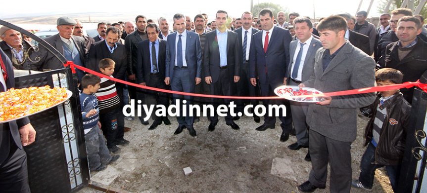 Diyadin Boyalan köyünde taziye evi açılış töreni ve kurdele kesimi