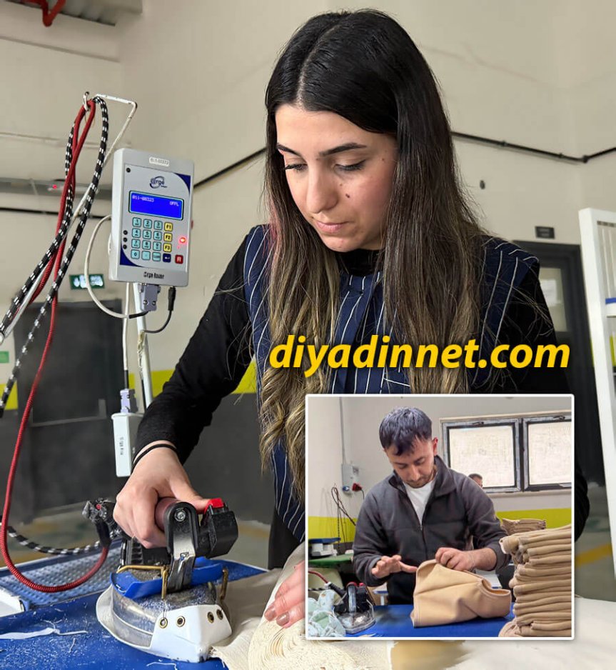 Ağrı'daki tekstil fabrikasında çalışan kadınlar, bebek ve çocuk giyim ürünlerinin üretim süreçlerinde aktif rol alıyor.