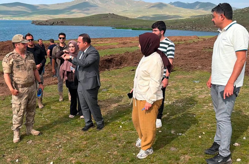 Kübra Baka Kılıç ve Tuncay Karataş, Balık Gölü'nde ulaşım, güvenlik ve etkinlik hazırlıklarını inceledi.