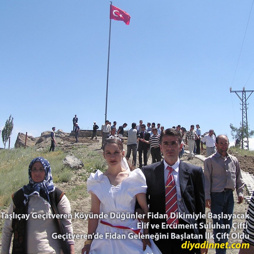 Ağrı Taşlıçay'ın Geçitveren Köyünde Yeni Gelenek: Her Doğum, Sünnet ve Evlilikte Fidan Dikilecek