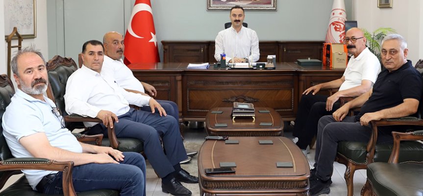 Nevşehirli Turizmci Habil Uluer'den Doğubayazıt Kaymakamı Mustafa Ayvat'a Ziyaret