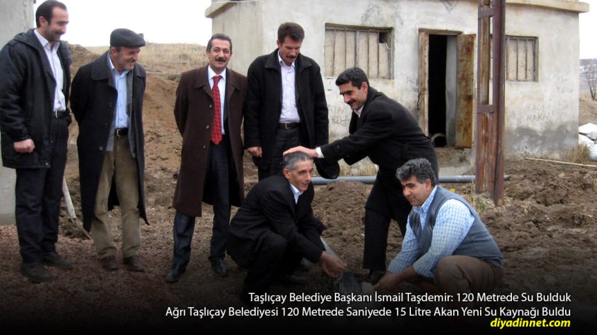 Taşlıçay Belediye Başkanı İsmail Taşdemir 120 Metrede Su Bulduk 1