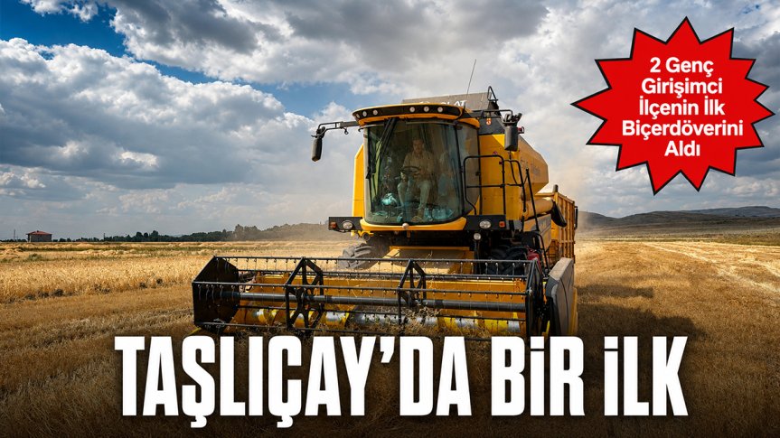 Taşlıçay'da Bir İlk: Ali ve Muhammet Polat Tarım İçin Biçerdöver Aldı
